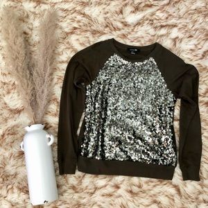 Women’s Sequin Long Sleeve Blouse